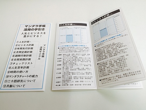 マンダラ手帳活用の手引き（表）